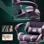 play haha Gaming Chair with Footrest & Lumbar Support,Reclining Swivel Chair,Ergonomic Gaming Chair for Adults, High-Back Racing Style,Adjustable Height with Headrest Pillow