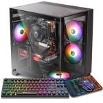 ZER-LON Gaming PC Desktop Computer, Core I7 up to 3.9GHz, Radeon RX 590 8GB GDDR5, 16G DDR3 RAM, 512GB SSD, WiFi 5.0, Prebuilt Gaming PC Tower Computer with 5 RGB Fan
