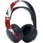 playvital Impression UK Flag Full Set Skin Decal for ps5 Console Disc Edition, Sticker Vinyl Decal Cover for ps5 Controller & Charging Station & Headset & Media Remote