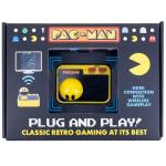 Fizz Creations PAC-MAN Plug & Play Arcade Game Console with Wireless Controller & TV Stick | Classic Retro PAC-MAN Game for TV, Family Gaming, Nostalgia Gift.