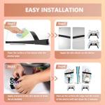 Custom Vinyl Skin Sticker for PS5 Pro Controllers and Console, Personaized Fully Body Protective Decal Cover for Playstation 5 Pro Digital Edition, Gift for He (Compatible for PS5 Pro Digital Edition)