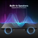 KTC Gaming Monitor 27 Inch | 2K@200Hz (OC 210Hz) | Built-in Speakers | Fast IPS Panel | 1ms Response Time (MPRT) | 450 cd/㎡ Brightness, HDR400 | Adaptive Sync | 131% sRGB, 97% DCI-P3, ΔE＜2 | White