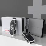 PlayVital Full Set Protective Stickers for Nintendo Switch OLED Model, Customized Vinyl Decal Skins for Switch OLED Console & Joycon & Dock & Grip - Classics NES Style