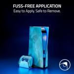 Razer Console Skin: Steam Deck - Full Wrap - Premium 3M Cast Vinyl - Scratch Protection - Unique Designs & Finishes - Easy Application - Geometric Quartz