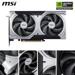 MSI GeForce RTX 5060 Ti 8G VENTUS 2X OC PLUS Graphics Card - RTX 5060 Ti GPU, 8GB GDDR7 (28Gbps/128-bit), PCIe 5.0 - DUAL-Fan Thermal Design (2 x STORMFORCE FAN) - HDMI 2.1b, DisplayPort 2.1b
