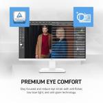 msi PRO MP273W E14A 27-inch IPS 1920 x 1080 (FHD) Gaming Office Monitor, 144Hz, Free-Synch, HDMI, DisplayPort, VGA Port, VESA Mountable, Tilt, Speaker, 4-Side Slim Bezel 1ms, White