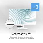 msi PRO MP273W E14A 27-inch IPS 1920 x 1080 (FHD) Gaming Office Monitor, 144Hz, Free-Synch, HDMI, DisplayPort, VGA Port, VESA Mountable, Tilt, Speaker, 4-Side Slim Bezel 1ms, White