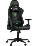 Razer Edition Tarok Natrix PC Gaming Chair - Breathable PU Leather Quilted Softcoat 3D Armrests, Rocker Function, Lumbar Cushion and Pillow, up to 130 kg, Black