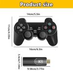 LUSKSk Retro Game Console 4K HD 2.4G Wireless Controller 64G 20000 Games,Ergonomic, Wireless Connectivity for Switch, for Android, iOS, PC & Steam Games (K8)