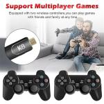 LUSKSk Retro Game Console 4K HD 2.4G Wireless Controller 64G 20000 Games,Ergonomic, Wireless Connectivity for Switch, for Android, iOS, PC & Steam Games (K8)