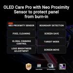 ASUS ROG Strix OLED XG27AQDMES gaming monitor ― 27-inch (26.5-inch viewable) 1440p 240 Hz, 0.03ms, Care Pro, ELMB, G-SYNC® compatible, 99% DCI-P3, and DisplayWidget Center