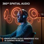 SteelSeries Arctis Nova Pro - Multi-System Gaming Headset (PS5, PC, Switch & More) - Premium Hi-Fi Drivers - Hi-Res Certified GameDAC Gen2 with ESS Sabre QuadDAC - 360° Spatial Audio - Retractable Mic