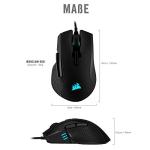CORSAIR IRONCLAW RGB Wired FPS/MOBA Gaming Mouse – 18,000 DPI – 7 Programmable Buttons – Designed for Large Hands – iCUE Compatible – PC, Mac, PS5, PS4, Xbox – Black