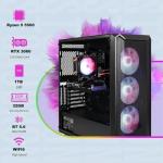 STGsivir Gaming PC, Gaming Computer Desktop Tower, AMD Ryzen 5 5500 up to 4.2GHz, Nvidia GeForce RTX 3060 12GB GDDR6, 32GB DDR4 RAM, 1TB SSD, WIFI 6, BT 5.0, RGB Fan x3, Windows11 Pro