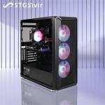 STGsivir Gaming PC, Gaming Computer Desktop Tower, AMD Ryzen 5 5500 up to 4.2GHz, Nvidia GeForce RTX 3060 12GB GDDR6, 32GB DDR4 RAM, 1TB SSD, WIFI 6, BT 5.0, RGB Fan x3, Windows11 Pro
