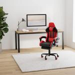 Millhouse Gaming Chair, Adjustable Computer Desk Chair with Lumbar Support, Footrest & Head Pillow, X2022, Red
