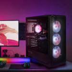 STGsivir Gaming PC, Gaming Computer Desktop Tower, AMD Ryzen 5 5500 up to 4.2GHz, Nvidia GeForce RTX 3060 12GB GDDR6, 32GB DDR4 RAM, 1TB SSD, WIFI 6, BT 5.0, RGB Fan x3, Windows11 Pro