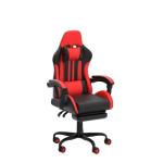 Millhouse Gaming Chair, Adjustable Computer Desk Chair with Lumbar Support, Footrest & Head Pillow, X2022, Red