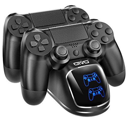 PS4 Controller Charging Station with 1.8 Hour Chip