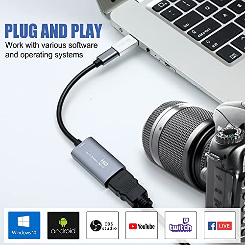 4K HDMI to USB C Capture Card for Gaming