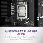 Alienware Area-51 Gaming Desktop – Intel Core Ultra 9 Series 2, Nvidia GeForce RTX 5080, 32GB RAM, 2TB SSD, Liquid-Cooled CPU, Windows 11 Home, AlienFX – Lunar Silver