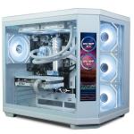 ionz Gaming Desktop PC, Ryzen 7 9800X3D, Nvidia RTX 5080, 32GB DDR5 RGB RAM, 2TB NVMe SSD, Windows 11, 850W 80+ PSU (Apex Vision, White)