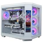 ionz Gaming Desktop PC, Ryzen 7 9800X3D, Nvidia RTX 5080, 32GB DDR5 RGB RAM, 2TB NVMe SSD, Windows 11, 850W 80+ PSU (Apex Vision, White)