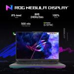 ASUS ROG Strix G16 Gaming Laptop, 16" 240Hz QHD Nebula Display, Intel Core i9-13980HX, 32GB DDR5 RAM, 1TB SSD, NVIDIA GeForce RTX 4070, Wi-Fi 6E, US English Keyboard, Windows 11 Pro