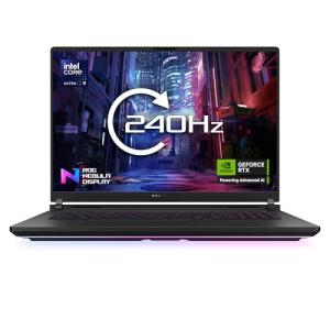 ASUS ROG Strix SCAR 18 G835LX Gaming Laptop | 18.0" WQXGA 240Hz Screen | Intel Core Ultra 9 275HX | NVIDIA GeForce RTX 5090 Laptop GPU | 64GB RAM | 2TB SSD | UK Layout Backlit Keyboard | Windows 11