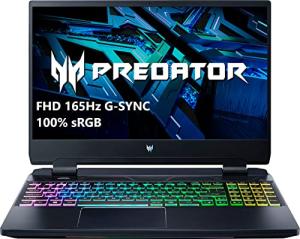 acer Predator Helios 300 Gaming Laptop, Intel i7-12700H, NVIDIA GeForce RTX 3060 Laptop GPU, 15.6" Full HD 165Hz 3ms IPS Display, 32GB DDR4, 1TB NVMe SSD, WiFi 6, RGB Keyboard, PH315-55-70ZV