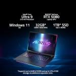 GIGABYTE - AORUS Master 16 Gaming Laptop - 240Hz 2560x1600 OLED - NVIDIA GeForce RTX 5080 - Intel Core Ultra 9 275HX - 1TB SSD with 32GB DDR5 RAM - Windows 11 Home AD (AORUS Master 16 BYHC5USE64SH)