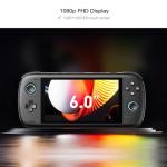 AYN Odin 2 MAX Android Handheld Gaming High-Performance Retro Game Handheld with Snapdragon 8 Gen 2 Octa-core CPU, Adreno 740 GPU, 6" 1080p Screen, Wi-Fi 7, Android 13, 16+512GB (Clear Blue)
