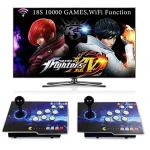 RegiisJoy 10000 in 1 Pandora 18S Arcade Game Console with WiFi Function for PC, Projector and TV, 2-4 Players, 1280x720, 3D Games, Search/Hidden/Backup/Charge/Pause Games, List of