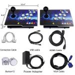 RegiisJoy 10000 in 1 Pandora 18S Arcade Game Console with WiFi Function for PC, Projector and TV, 2-4 Players, 1280x720, 3D Games, Search/Hidden/Backup/Charge/Pause Games, List of