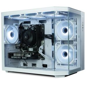ionz Gaming PC - Desktop Computer, Ryzen 7 5800X, NVIDIA RTX 5060 Ti, 16GB RAM, 1TB NVMe SSD, 600W 80+ PSU, WiFi, Windows 11, Apex White