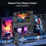 msecore Mini Gaming PC, Core i9-14900F 24 Cores with RTX4070 12G Desktop Computer, 64G DDR5 RAM 4T PCIE 4.0 SSD, WiFi 6E, 1* HDMI/ 3* DP, 8K, Four Display, Optical, Windows 11 Pro