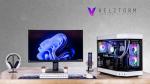 Velztorm White Praetix 3D Custom Built Y60 Gaming Desktop PC (GeForce RTX 5080 16GB (Beats 4090) Liquid Cooled AMD Ryzen 7 9800X3D, 32GB DDR5, 2TB PCIe SSD, 1000W PSU, WiFi 7, Win 11 Pro)