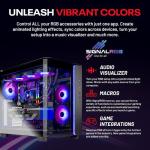 Skytech King 95 Gaming PC Desktop, Intel i7 14700F 2.1 GHz (5.3GHz Turbo), NVIDIA RTX 5070 Ti 16GB, 2TB Gen4 NVMe SSD, 32GB DDR5 RAM 6000 RGB, 850W Gold ATX 3 PSU, 360mm ARGB AIO, Wi-Fi, Win 11