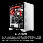 Thermaltake Glacier i360 Liquid-Cooled PC (Intel i5-11600K, RTX 3060, 16GB RGB 3200Mhz DDR4 ToughRAM RGB Memory, 1TB NVMe M.2, WiFi, Win 10 Home) Gaming Desktop Computer S3WT-Z590-G36-LCS
