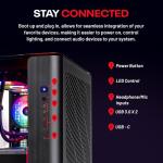 Skytech King 95 Gaming PC Desktop, Intel i7 14700F 2.1 GHz (5.3GHz Turbo), NVIDIA RTX 5070 Ti 16GB, 2TB Gen4 NVMe SSD, 32GB DDR5 RAM 6000 RGB, 850W Gold ATX 3 PSU, 360mm ARGB AIO, Wi-Fi, Win 11