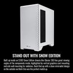 Thermaltake Glacier i360 Liquid-Cooled PC (Intel i5-11600K, RTX 3060, 16GB RGB 3200Mhz DDR4 ToughRAM RGB Memory, 1TB NVMe M.2, WiFi, Win 10 Home) Gaming Desktop Computer S3WT-Z590-G36-LCS