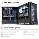 3XS Melius Liquid Cooled Gaming PC | RTX 5070 Ti 16GB | Ryzen 7 9700X 8-Core | 32GB RAM | 2TB M.2 SSD | Dynamic RGB Lighting | WiFi | Streaming Ready | Windows 11