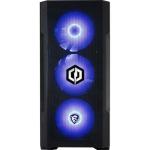 CyberPowerPC x MSI PBM Gaming PC - AMD Ryzen 5 7500F, Nvidia RTX 5060 Ti 16GB, 16GB RAM, 1TB NVMe SSD, 750W 80+ PSU, Wi-Fi, Liquid Cooling, Windows 11, Forge M100R