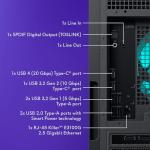 Alienware Aurora Gaming Desktop ACT1250 - Intel Core Ultra 7 265KF Processor, Air Cooled, NVIDIA GeForce RTX 5060Ti, 16GB DDR5 RAM, 1TB SSD, 500W Platinum Rated PSU, Win 11 Home - Clear Panel