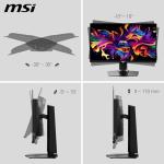 MSI MAG 321UP QD-OLED 31.5 Inch 4K UHD Gaming Monitor - 3840x2160 Quantum Dot OLED Panel, 165Hz,0.03ms,DCI-P3, DisplayHDR True Black 400 - DP 1.4a, HDMI 2.1(UHD 165Hz), USB Type-C