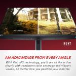 Alienware Aw2524H Gaming Monitor, Anti-Glare 24.5 Inches, 500 Hz, 1 Ms, Hdmi/DP/USB, Height/Tilt, Swivel/Swivel Swivel Swivel Adjustable, S DELL