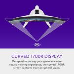 Alienware AW3225QF 32 Inch 4K UHD (3840x2160) 1700R Curved Gaming Monitor, 240Hz, QD OLED, 0.03ms, NVIDIA G-SYNC Compatible, HDR, Dolby Vision, USB-C, DisplayPort, 2x HDMI, 4x USB
