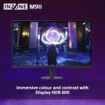 Sony INZONE M9II 27" 4K Ultra HD PC Gaming Monitor: 2160p Resolution - 160Hz Refresh Rate - 1ms GTG - DCI-P3 95% Spectrum - Full Array LED - G-Sync - Adaptive Sync - VRR, Black