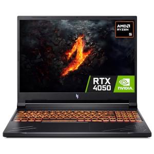 Acer Nitro V 16 ANV16-41 Gaming Laptop - AMD Ryzen 5 8645HS, 16GB, 512GB SSD, NVIDIA GeForce RTX 4050 6G, 16" WUXGA IPS 165Hz, Windows 11 , Black