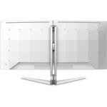 Philips Evnia 34M2C8600-34 Inch OLED WQHD Curved Gaming Monitor, 175 Hz, Ambiglow, HDR400, FreeSync Premium Pro, G-Sync Comp. (3440x1440, 0.1 ms GtG, HDMI, DisplayPort, USB-C, USB Hub) gray/white